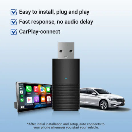 Car Wired to Wireless CarPlay for Iphone & Android – Seamless Plug-and-Play Connectivity