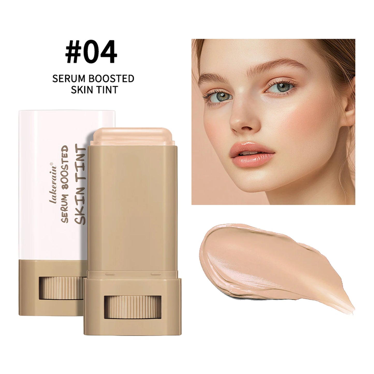 Serum Boosted Skin Tint Stick – Silky Radiant Coverage in 6 Buildable Shades