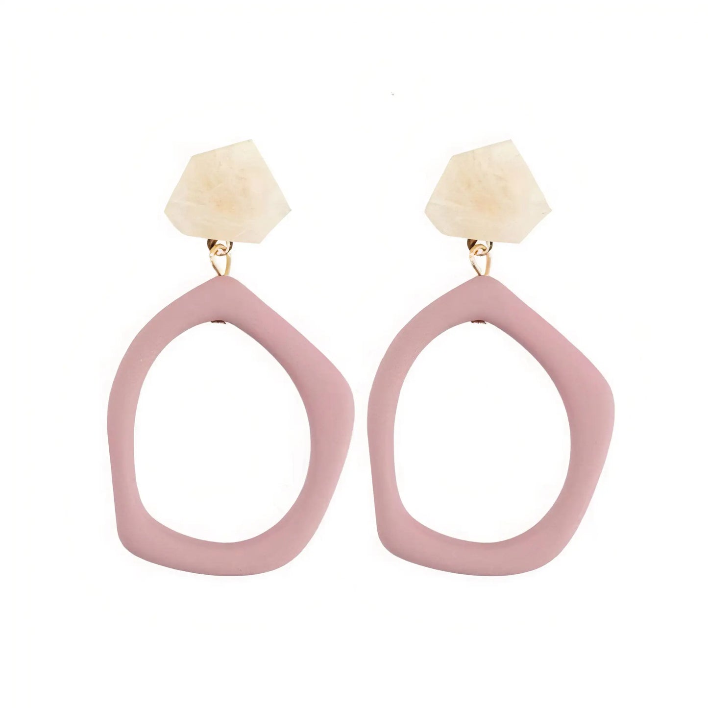 Carmen Earrings – Vintage-Inspired Statement Earrings with Uneven Cut Design