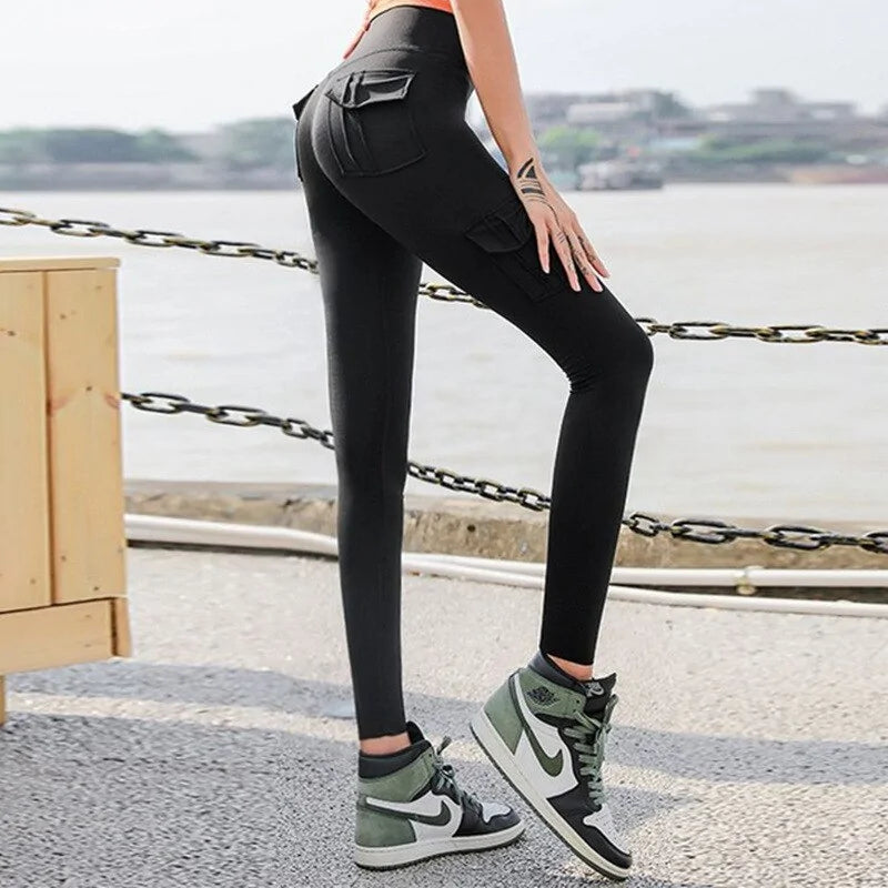 Four-Pocket High Waist Leggings – Style, Comfort, and Functionality