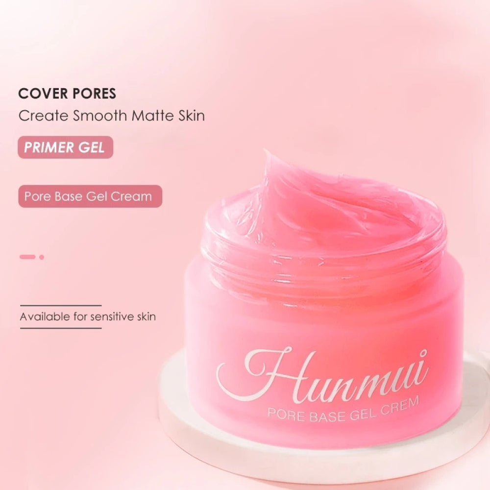 Hunmui Pore Base Gel Cream Primer – Smooth Matte Finish for Flawless Skin