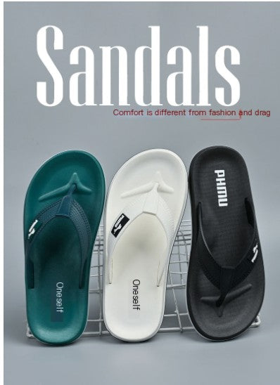 Men’s PVC Flip-Flops – Anti-Slip, Durable, and Beach-Ready Style