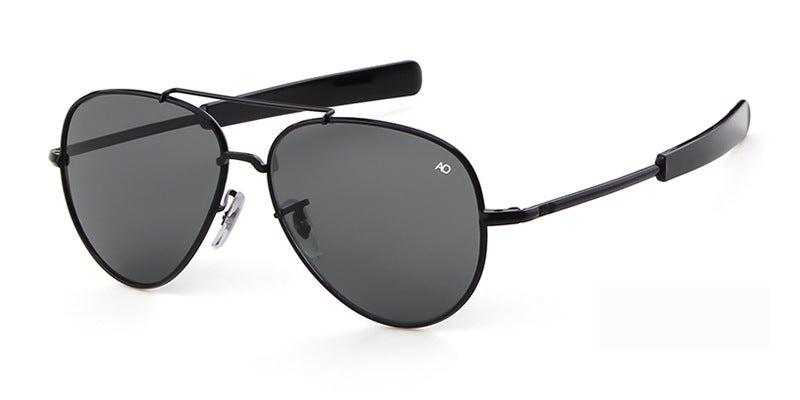 Unisex Premium Metal Frame Sunglasses (Glass Lenses, UV400, 95% VLT, 0.15 kg Lightweight Design)