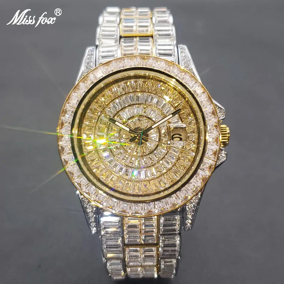 Introducing the Full Diamond Watch: Timeless Elegance Redefined!