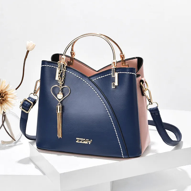 Street Chic Medium PU Leather Handbag – Stylish Everyday Essential