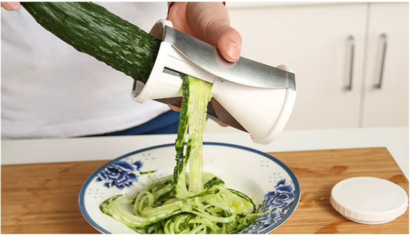 Veggetti Spiral Vegetable Slicer – Dual Blade Zucchini and Veggie Pasta Maker