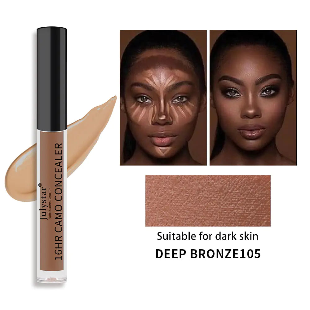 16-Hour Camo Concealer – Long Wear Waterproof Full Coverage (6 Shades, 2.5ml)