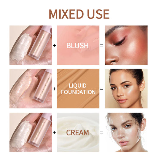 Liquid Highlight Eyeshadow & Facial Brightener – Multi-Purpose Glow Enhancer (Lightweight, Blendable, Long-Lasting)
