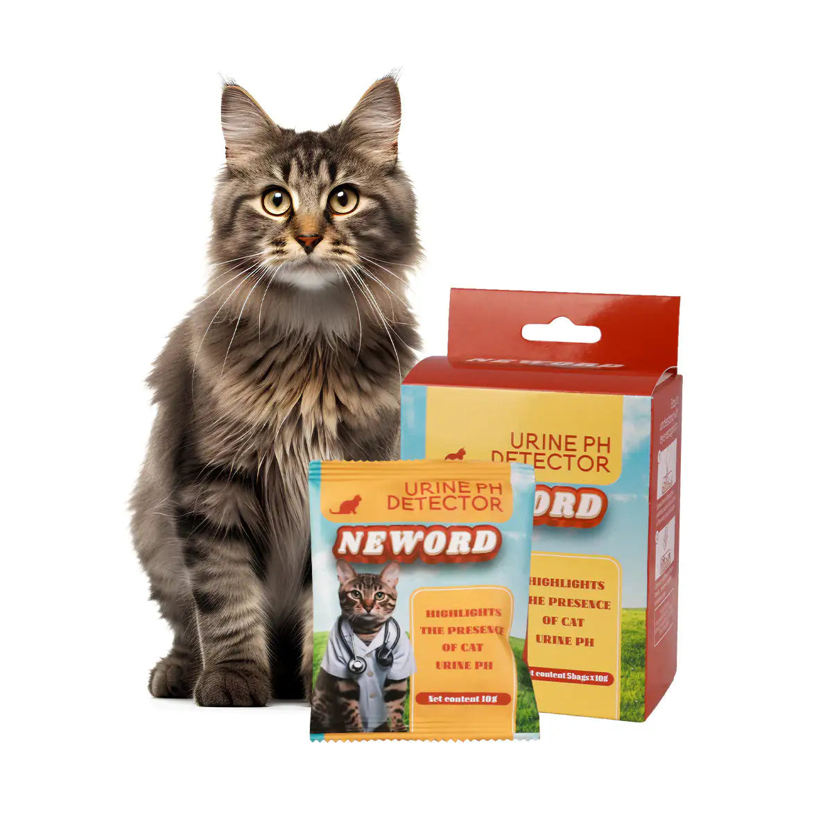 Cat Urine, Blood & pH Detector – 3-Second Self-Checking Granules