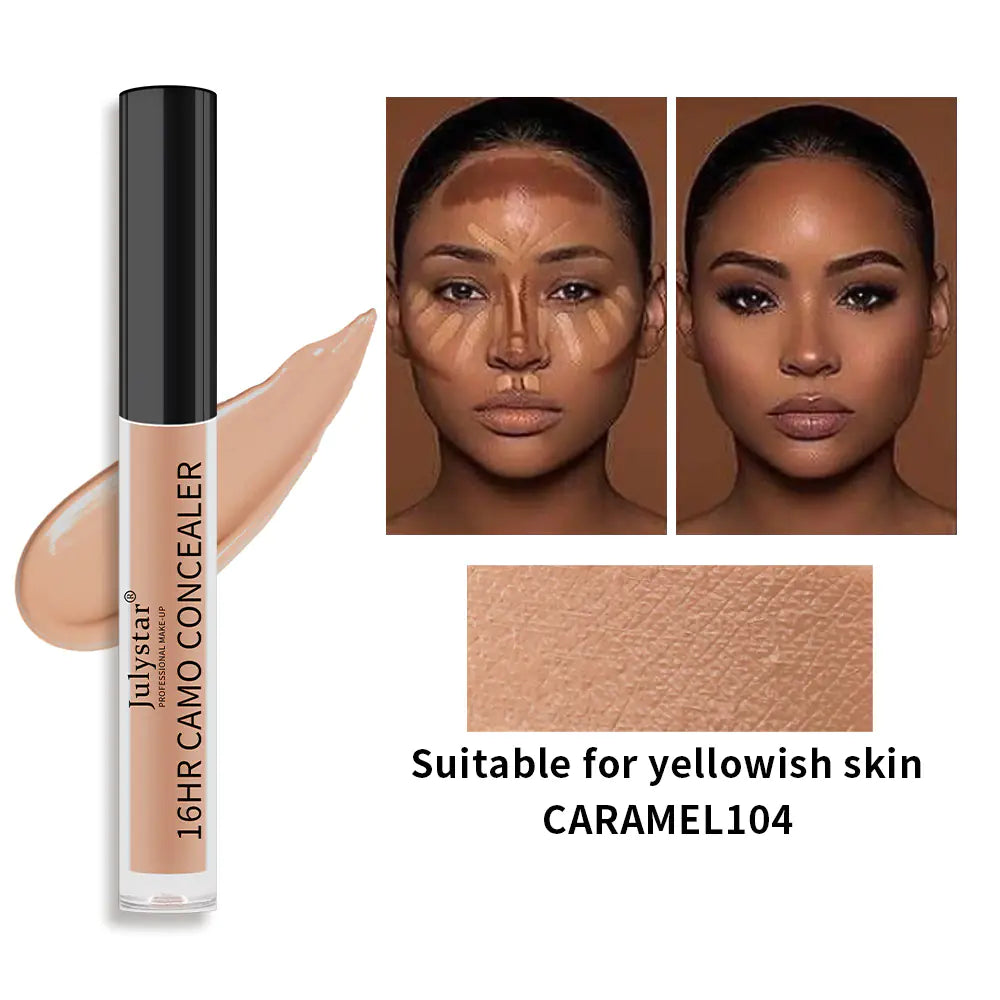 16-Hour Camo Concealer – Long Wear Waterproof Full Coverage (6 Shades, 2.5ml)