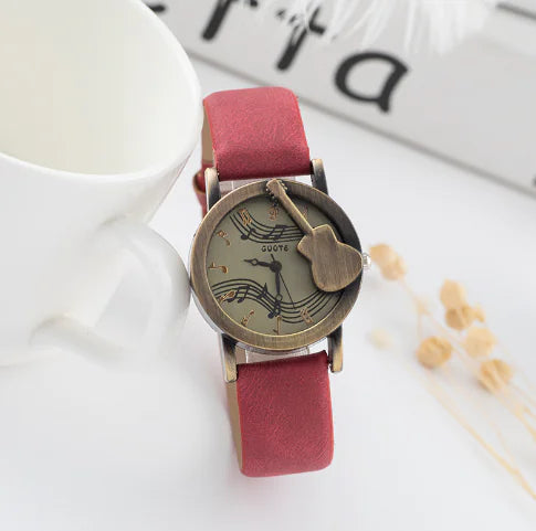 Guitar Music Casual Watch