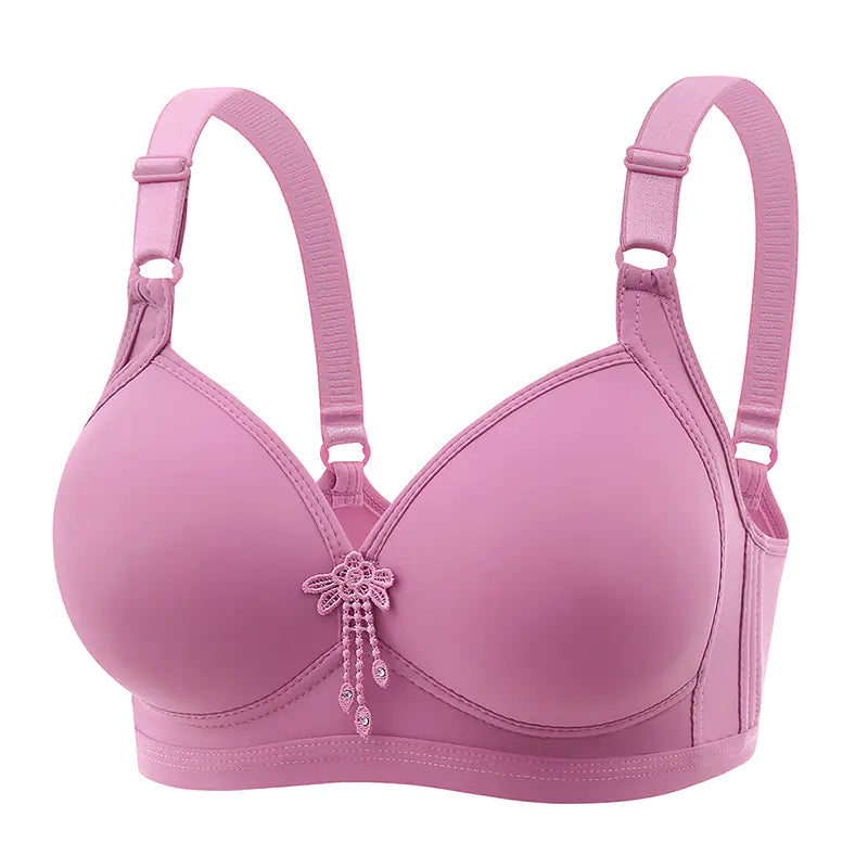 Plus Size Wireless Bra – Comfortable Support with U-Shaped Back (36/80–44/100, Multiple Colors)