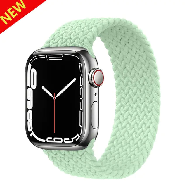 Upgrade Your Apple Watch with a Stretchable Nylon Elastic Loop Band