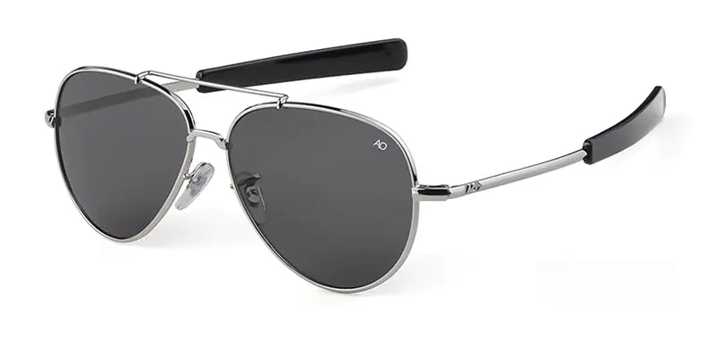 Unisex Premium Metal Frame Sunglasses (Glass Lenses, UV400, 95% VLT, 0.15 kg Lightweight Design)