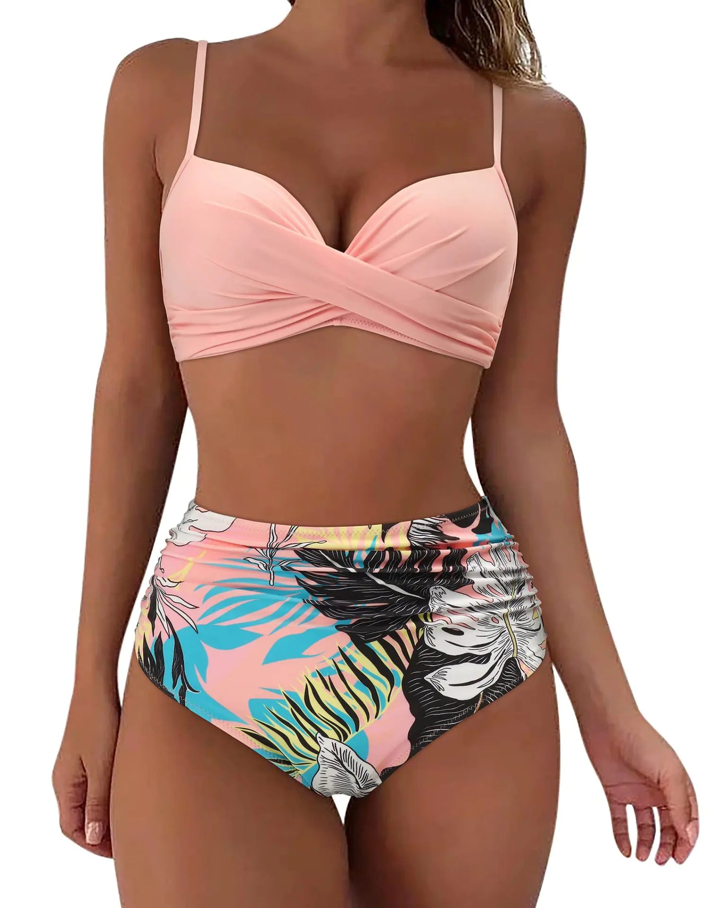 Cross-Back Sexy Bikini – Bold, Flattering Swimwear with Sleek Support (Sizes S–2XL)