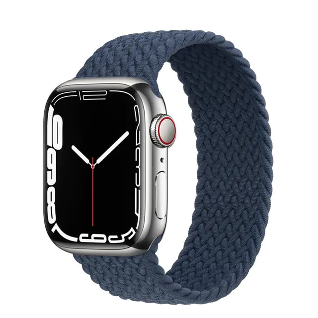 Upgrade Your Apple Watch with a Stretchable Nylon Elastic Loop Band