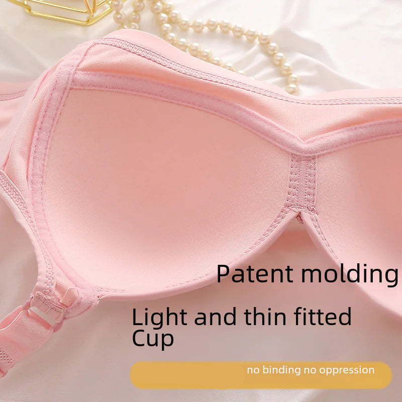 Plus Size Wireless Bra – Comfortable Support with U-Shaped Back (36/80–44/100, Multiple Colors)