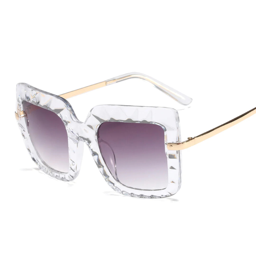 Confident Sunglasses – Sleek Acetate Shades with UV Protection for Bold Everyday Style