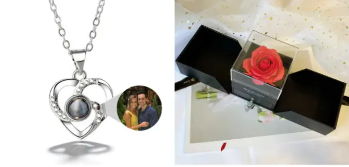 Heart Pendant Photo Necklace