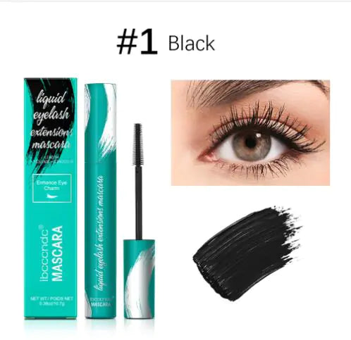 Waterproof Mascara – Volume & Length with Silicone Brush and Quick-Drying Formula (13.6cm Tube)