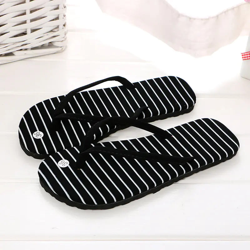 Fashion Flat Flip Flops – Non-Slip, Lightweight, and Perfect for Casual Summer Comfort