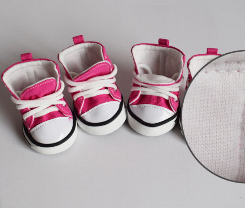 Pet Denim Canvas Shoes – Waterproof, Non-Slip & Stylish Protection for Paws