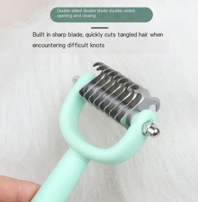 Pet Grooming Care Kit – 5-in-1 Beauty Comb Set with Nail Clippers & Detangling Tools (Cats & Dogs)