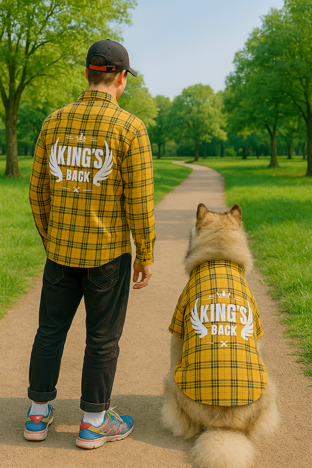 Pet and Owner Parent-Child Outfit – Matching Cotton Set for Dogs and Their Humans