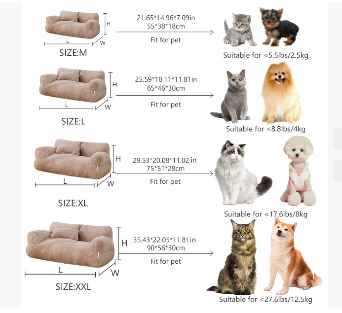 Plush Pet Bed – Soft Support and Cozy Luxury for Cats and Small Dogs