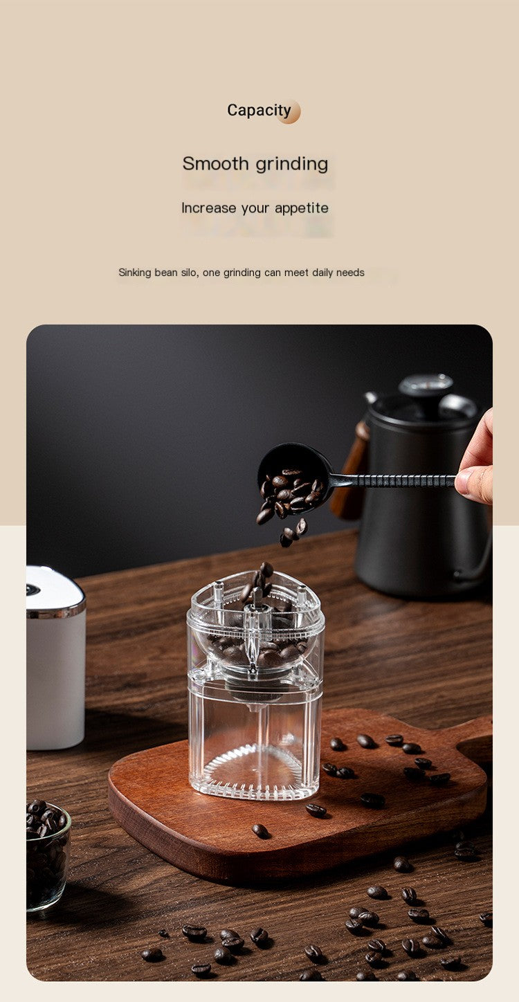 Portable Electric USB Wireless Coffee Bean Grinder – Dual Mode Grinding with USB Rechargeable Power and Ceramic Core
