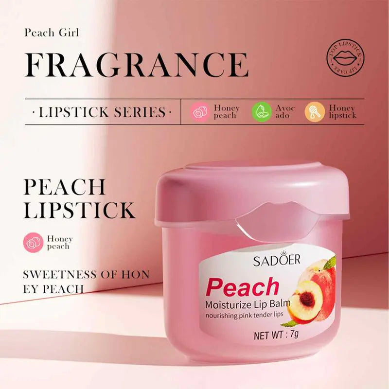 Honey Avocado Peach Anti-Dry Lip Balm