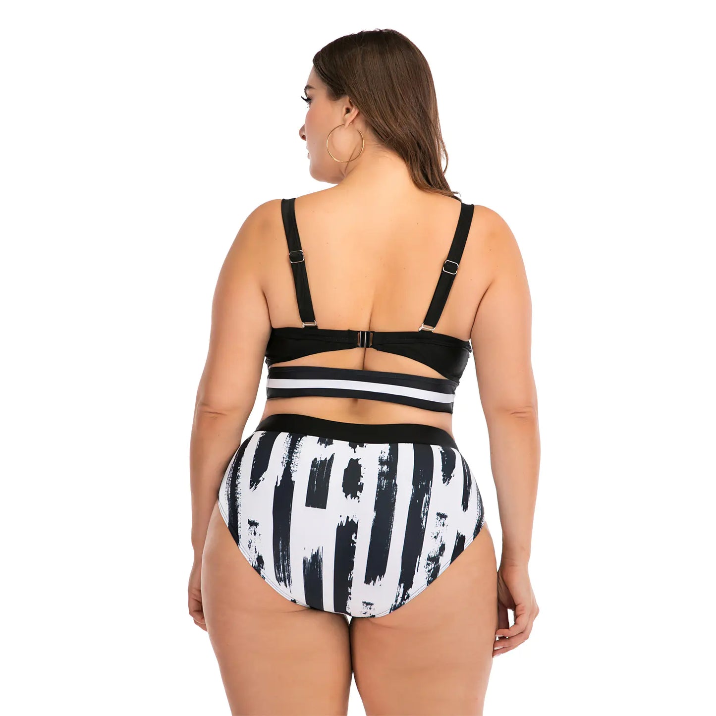 Sexy Plus-Size Bikini Swimsuit – Supportive, Stretchy, and Stunning (Sizes L–4XL)