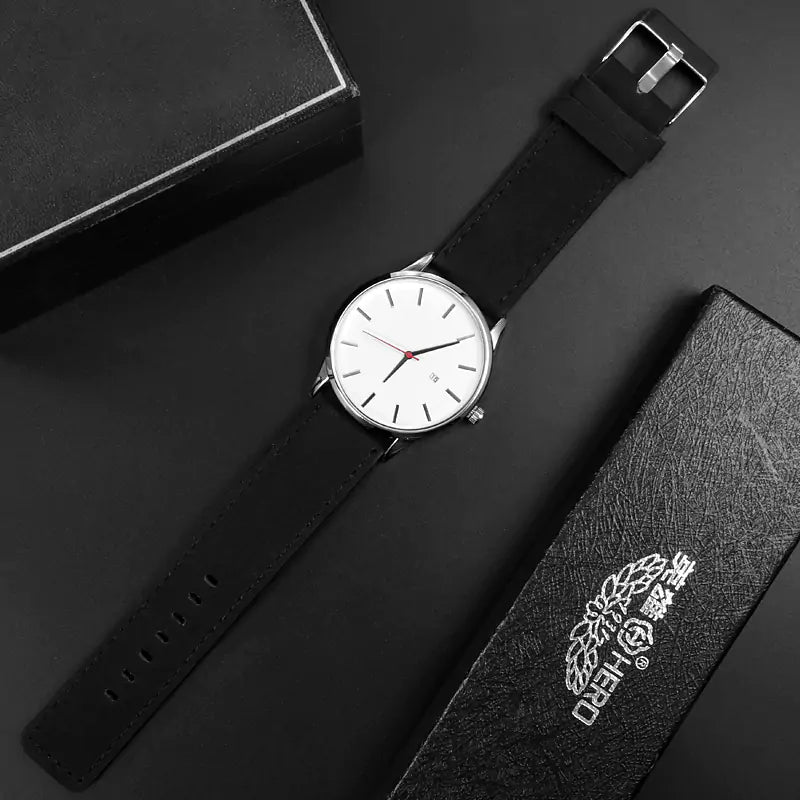 The Leather Quartz Watch: Timeless Elegance Meets Everyday Functionality
