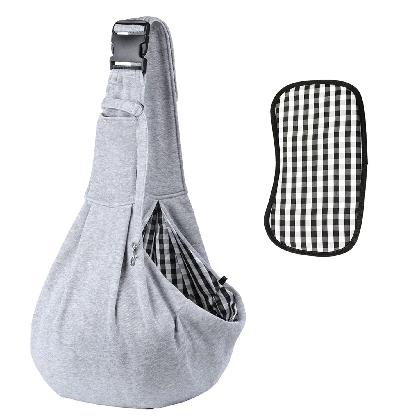 Pet Sling Carrier – Hands-Free Travel Bag for Small Dogs & Cats