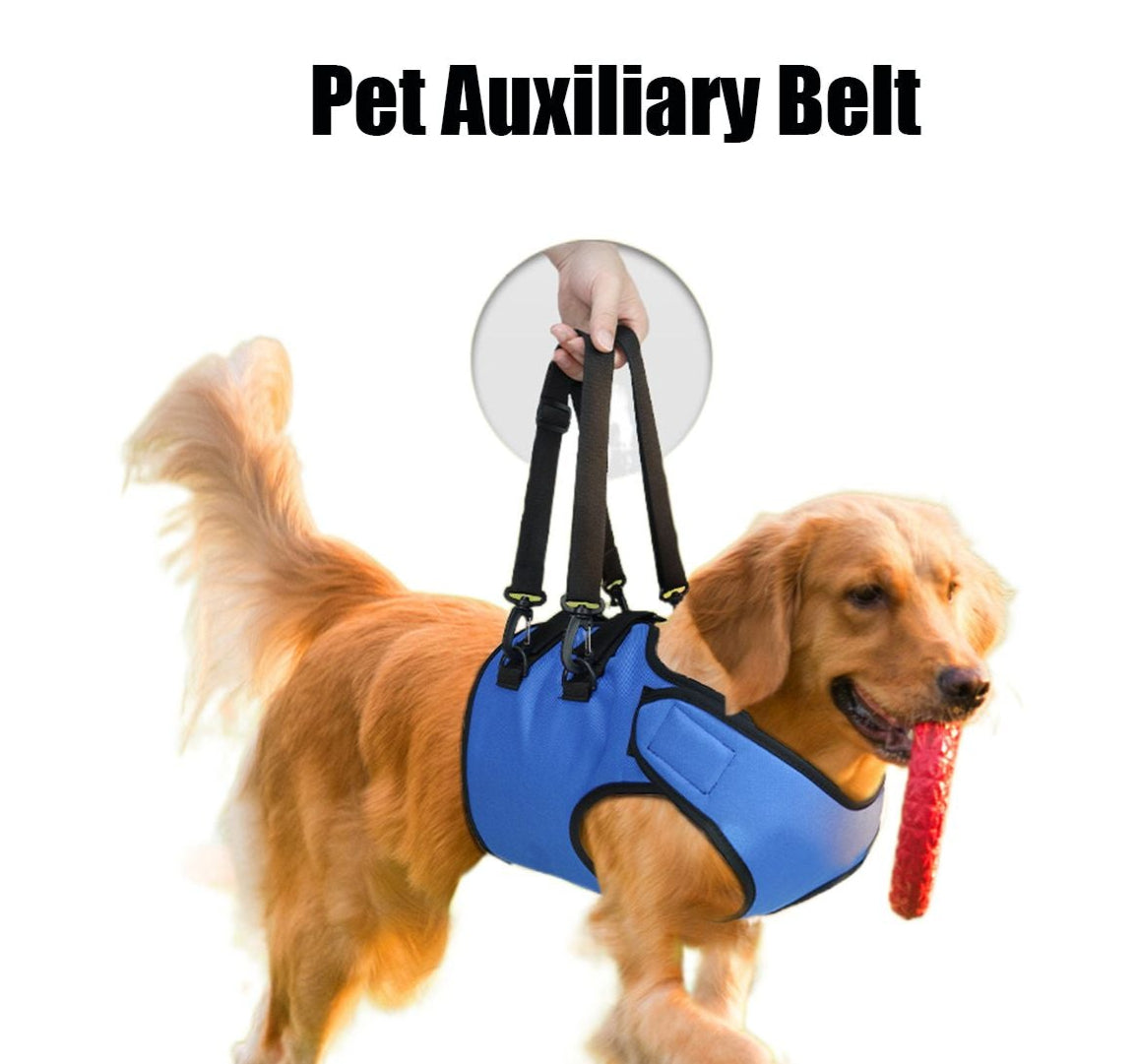 Dog Rehabilitation Support Vest – Adjustable Auxiliary Lifting Harness for Injured or Senior Dogs (S–L, Oxford Cloth)