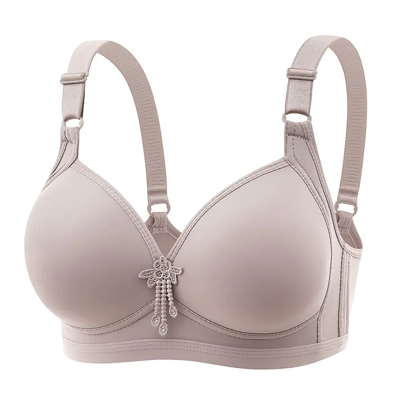 Plus Size Wireless Bra – Comfortable Support with U-Shaped Back (36/80–44/100, Multiple Colors)