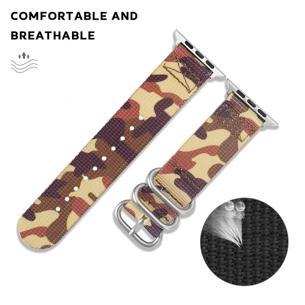 Enhance Your Apple Watch with Our Premium Nylon and Leather Watchband