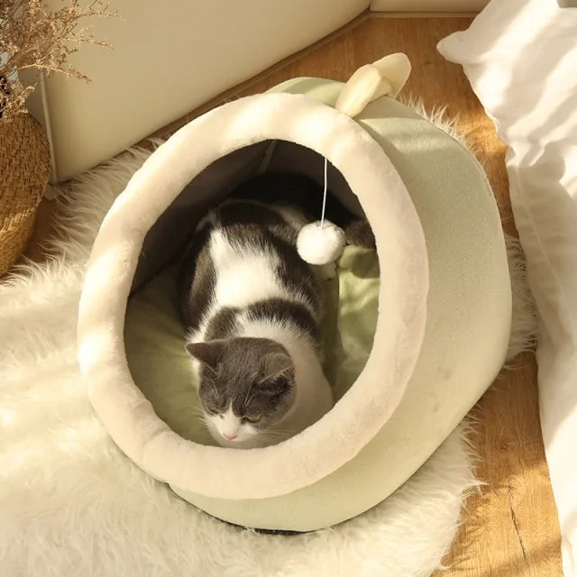 Sweet Cat Bed Warm Pet Basket – Cozy, Orthopedic Comfort for Cats & Small Dogs