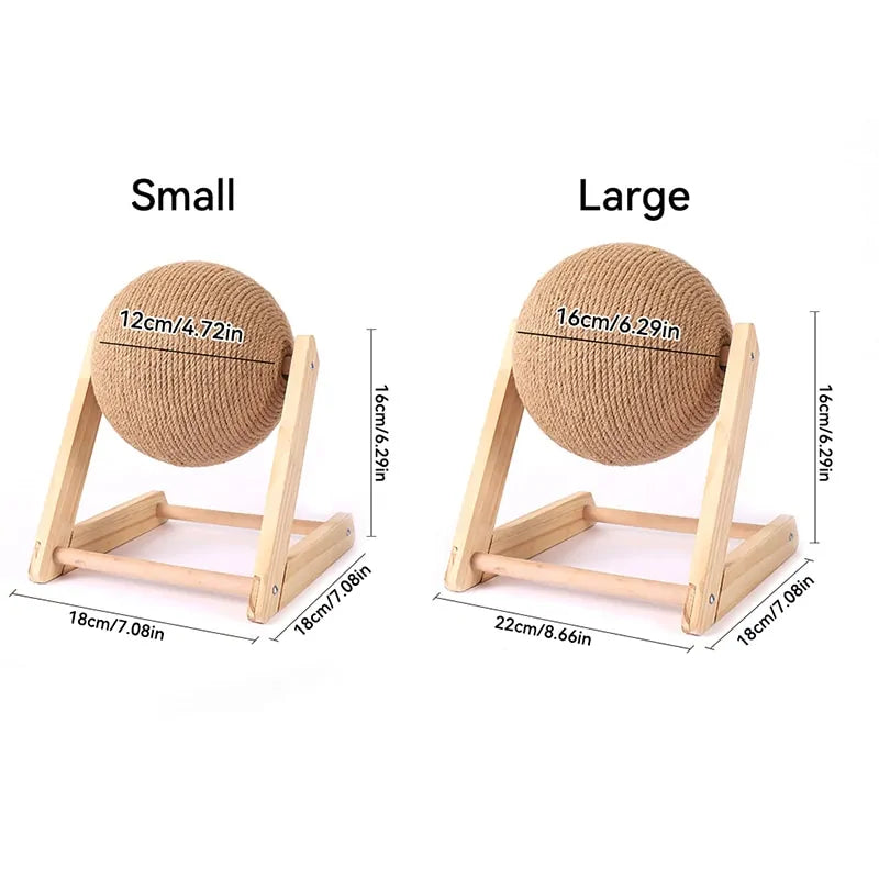 Interactive Cat Scratching Ball – Modern Design for Play, Exercise & Furniture Protection