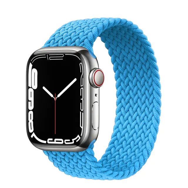 Upgrade Your Apple Watch with a Stretchable Nylon Elastic Loop Band