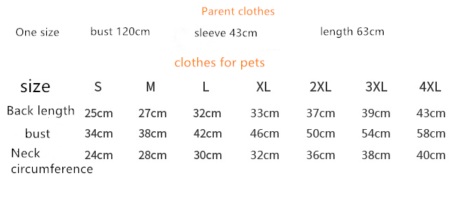 Dog Clothing Short Sleeve Parent-Child Clothing – Matching Stretch Odell Set for Dogs and Their Humans