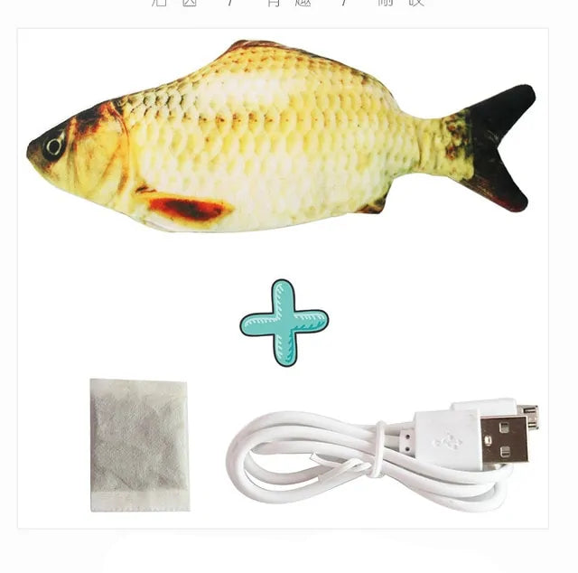 Cat Interactive Electric Floppy Toy Fish: Fun & Excitement for Your Feline Friend!