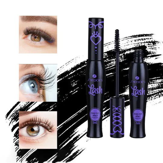 Waterproof Long-Lasting Curling Mascara – Thickening & Sweat-Proof Lash Volume (Green, Pink, Purple Tubes, 10ML)