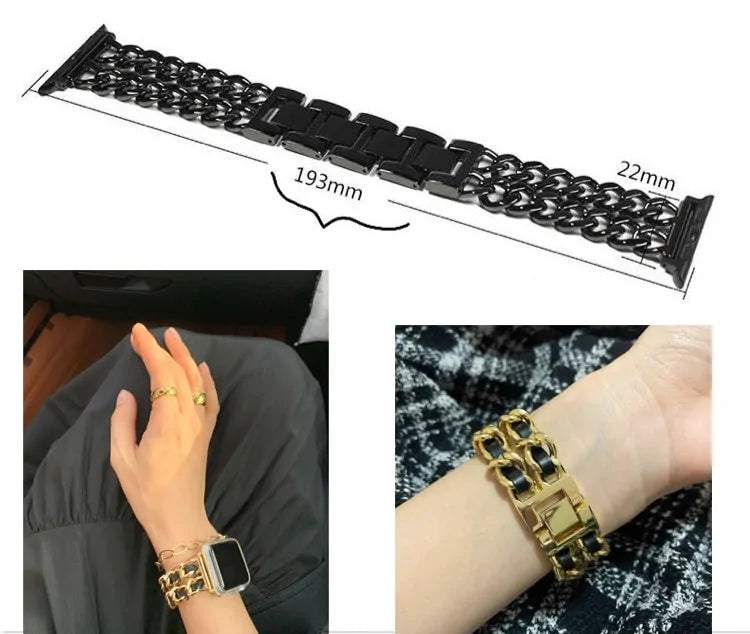 Upgrade Your Apple Watch with Premium Stainless Steel Strap Bands