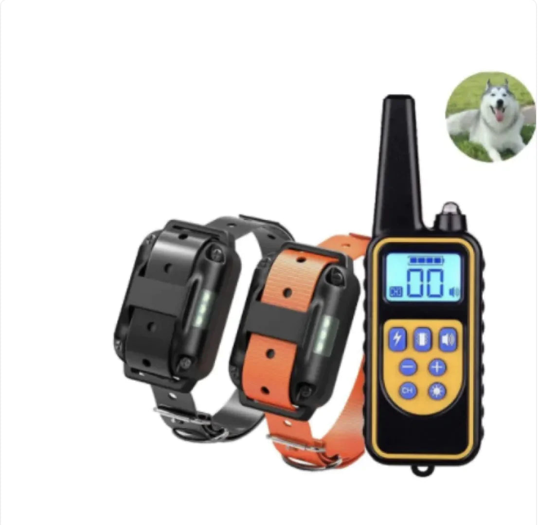 Remote Control Dog Training Collar – Multi-Dog Setup with Shock, Vibrate & Sound Modes (Various Colors)
