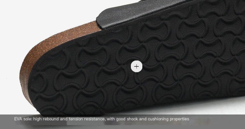 Cross-Border Couple Cork Slippers – Ergonomic Summer Comfort with Durable Buckle Design