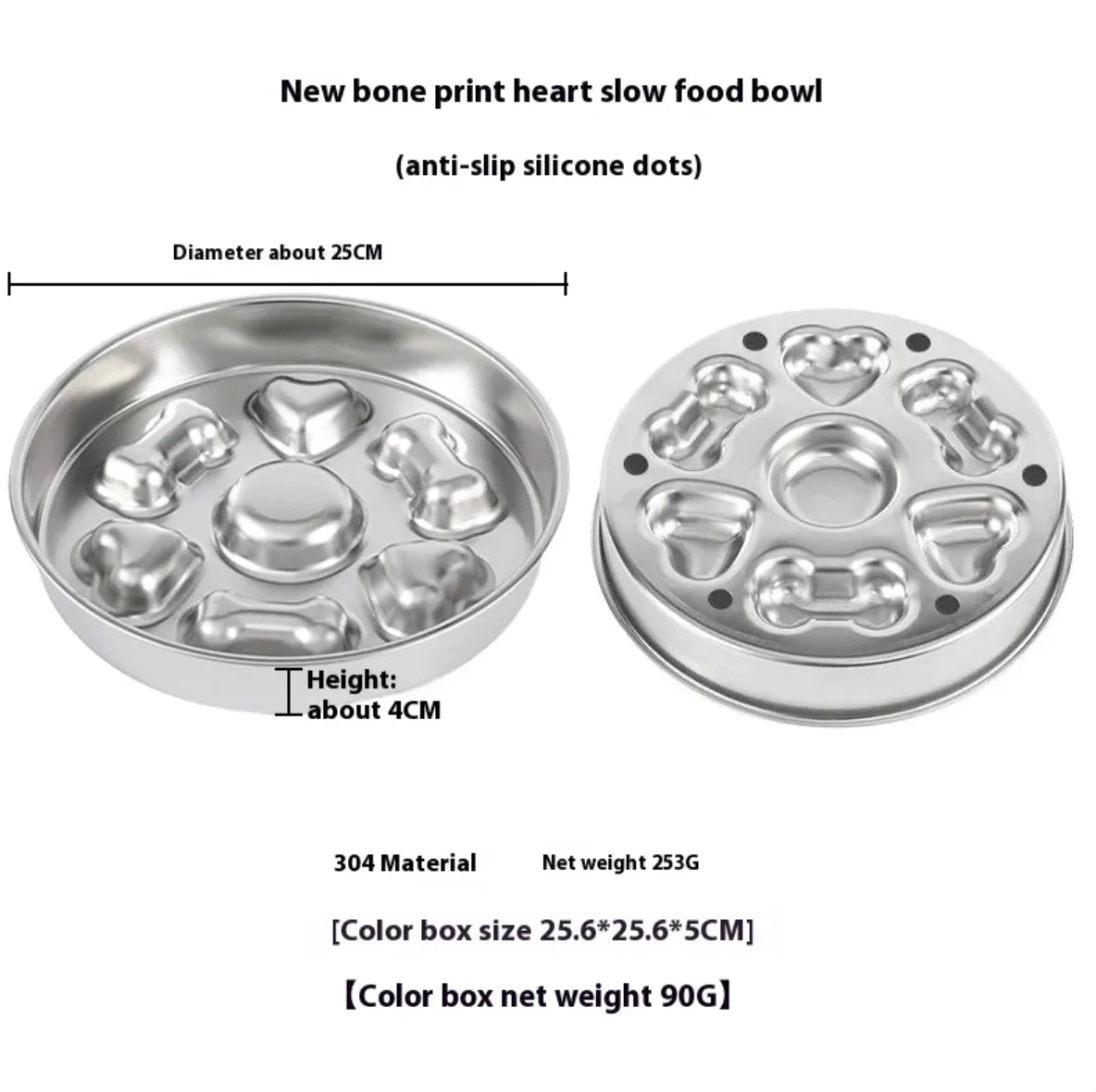 Stainless Steel Slow Feeding Pet Bowl Collection – Anti-Choke Design for Safe, Healthy Eating