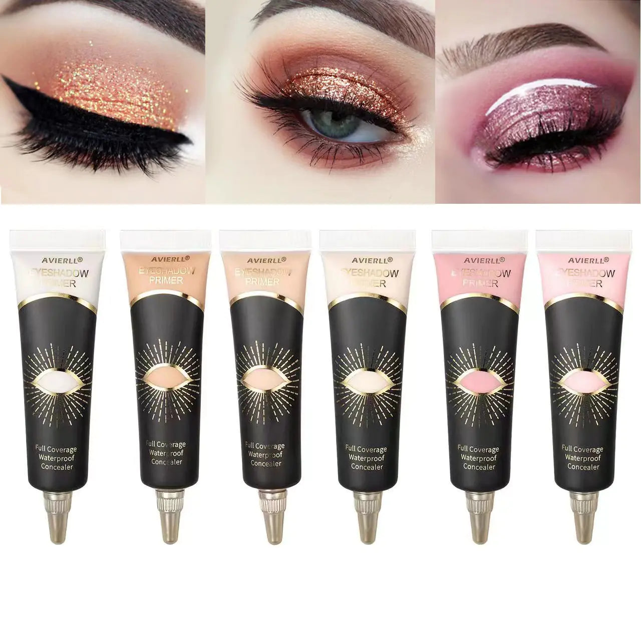 Eyeshadow Primer – Full Coverage Waterproof Concealer Base (Single or Set of 6 Shades)