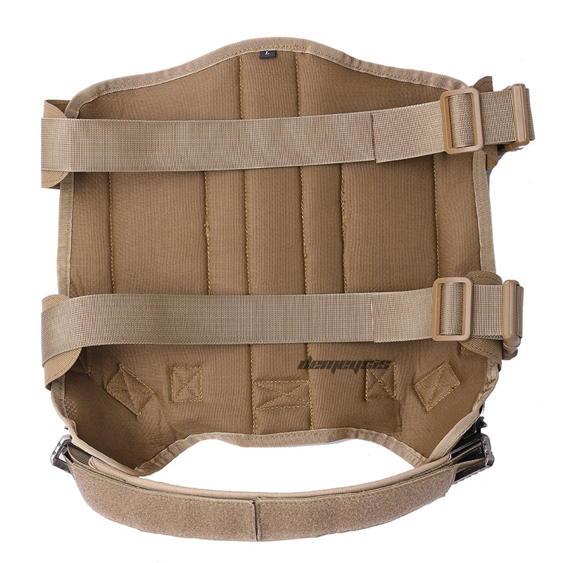 Tactical Dog Vest Harness with MOLLE Pouch and Leash Options – Durable 1000D Nylon Outdoor Gear for Medium to Large Dogs