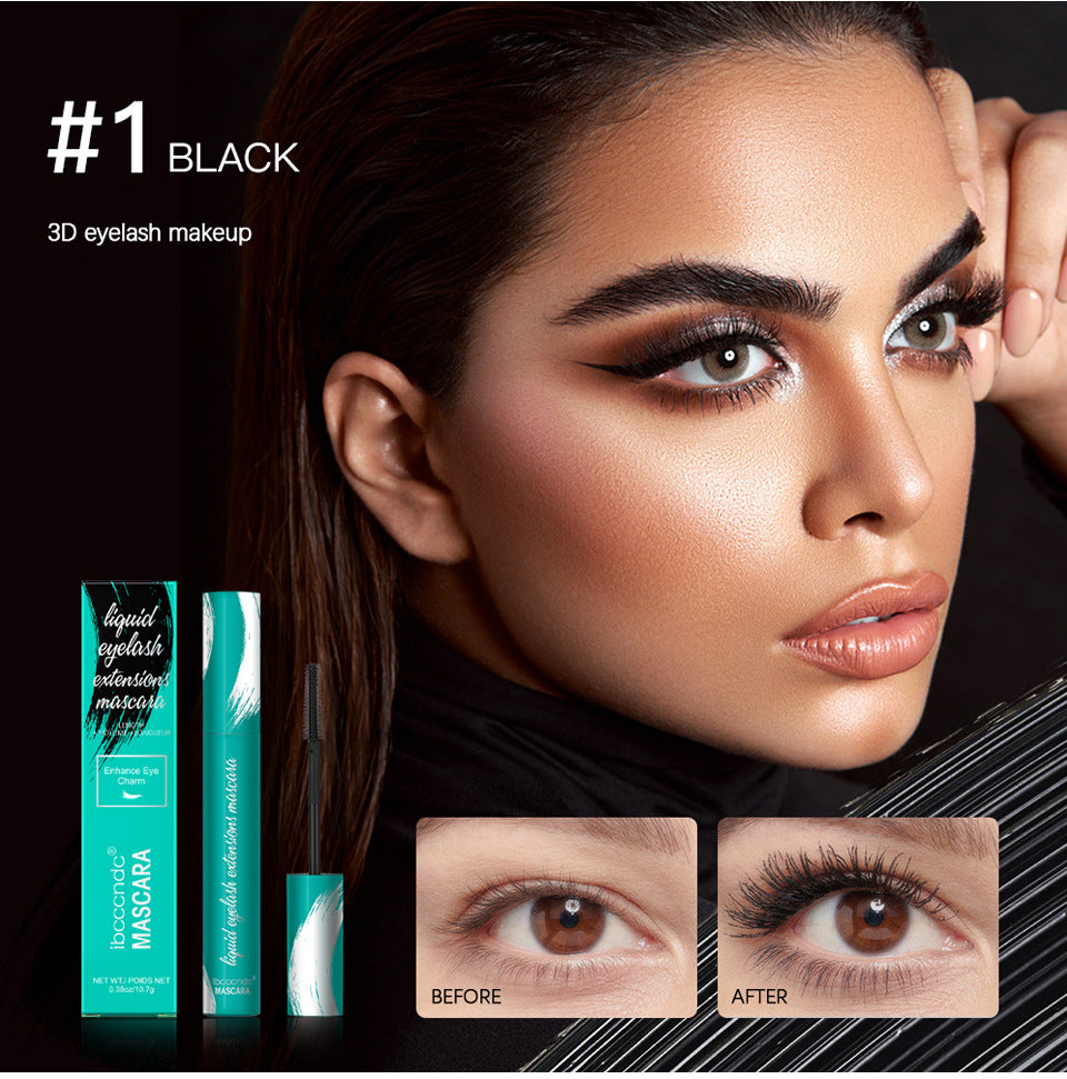 Waterproof Mascara – Volume & Length with Silicone Brush and Quick-Drying Formula (13.6cm Tube)